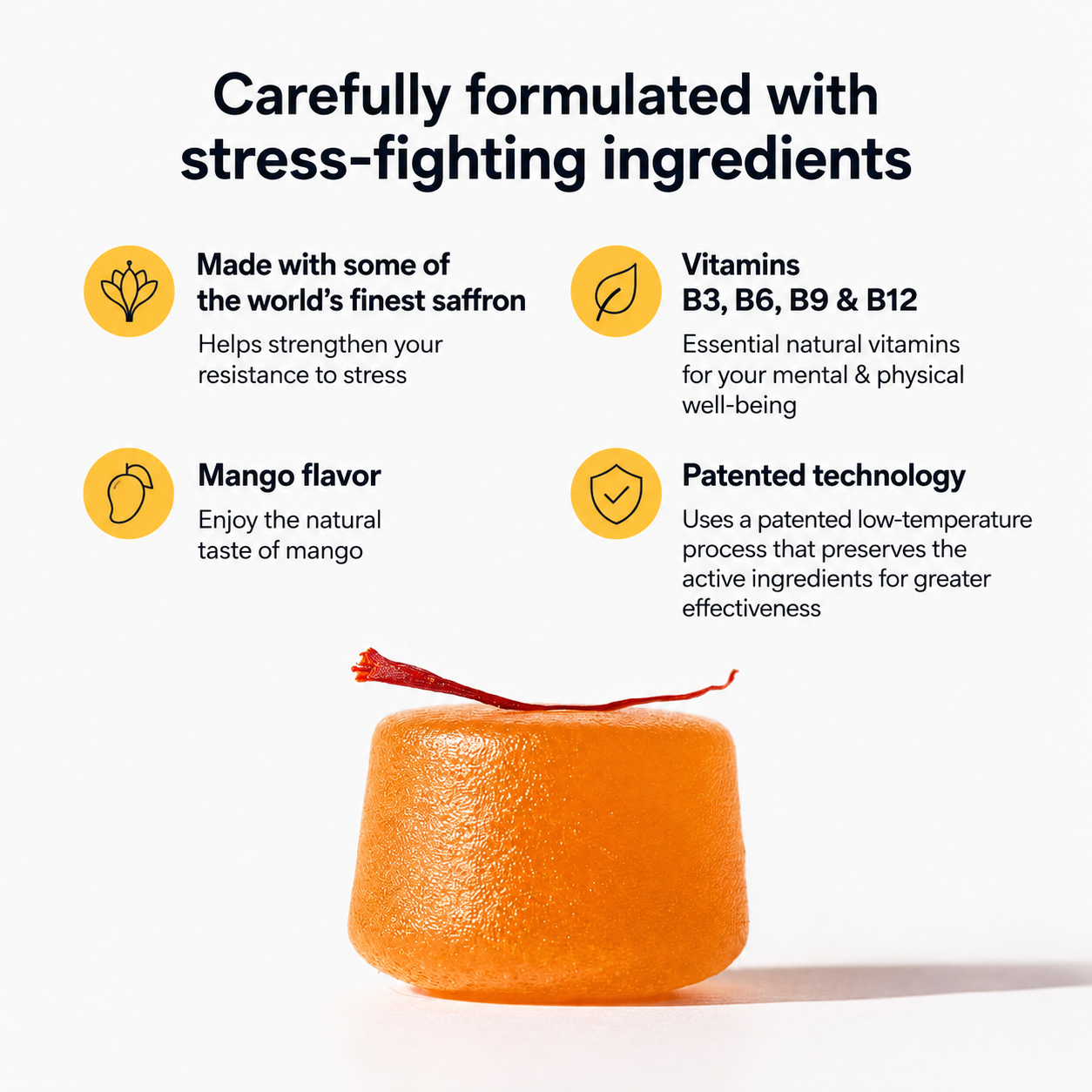Anti-Stress Saffron Gummies
